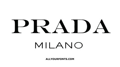 what font does prada use.